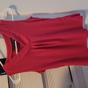 New York & Company sleeveless shirt, fuchsia, XS